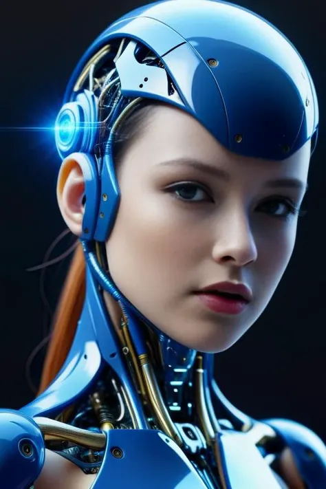 a robot neuron network, feminine mechanical android, in the style of new wave science fiction, matte, establishing shot, cinematic view, maximalist, 8k resolution detail, digital art, high definition, trending on Pixiv, rendered using fstorm render, using studio lighting, masterpiece, fxaa