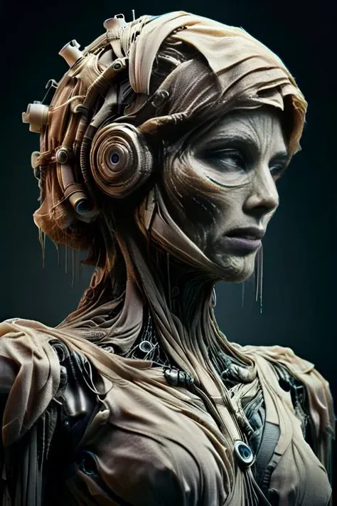 a living neural network android, in the style of science fiction dieselpunk, matte, cinematic view, maximalist, over-the-top detail, digital art, 32k resolution, trending on Artsy, rendered using octane, cerepuscular ray, masterpiece, procedural generation
<lora:RMSDXL_Enhance:0.8>
<lora:RMSDXL_Photo:0.8>
<lora:Shadowy_Linens:0.8>