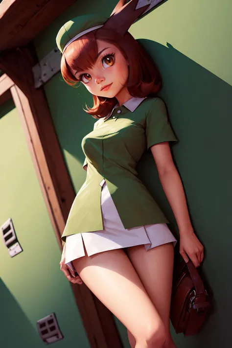 <lora:bianca_pokemon_heroes-000008:1>, bianca (pokemon heroes), bianca outfit (pokemon heroes), anime, masterpiece, best illustration, 2d, very high resolution, 1girl, hangar location, a lot of small details