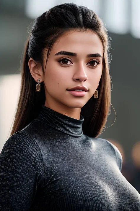 beautiful woman (EPS3r3n4D3M0ur0ux:.99): a woman at a (party:1.1), perfect space buns, wearing sexy turquoise (Ribbed Turtleneck), (crowd of people in background:1.1), (at a pompous theatre), (face focus), modelshoot style, (extremely detailed CG unity 8k wallpaper), professional majestic (photography by Roberto Ferri:1.1), 24mm, exposure blend, hdr, extremely intricate, High (Detail:1.1), dramatic, soft cinematic light, (looking at viewer), (detailed pupils), 4k textures, soft cinematic light, elegant, ((((cinematic look)))), soothing tones, insane details, hyperdetailed, ("In Jernau we trust!":1.1)