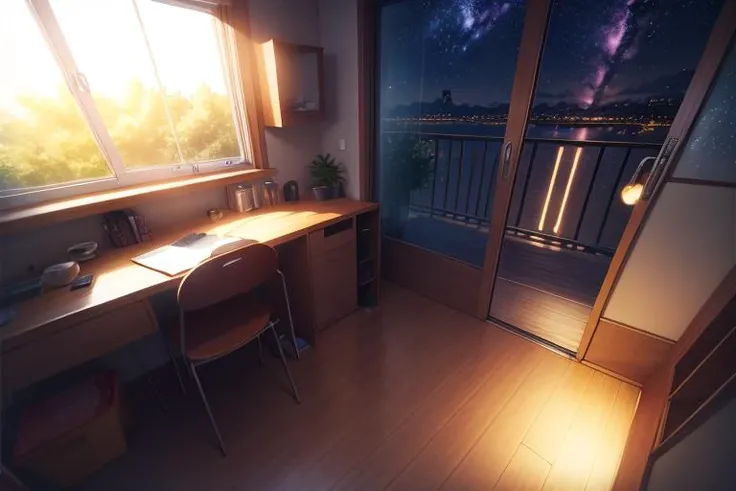 no_humans, indoors,window,night sky, night, <lora:scenery-000016:1>