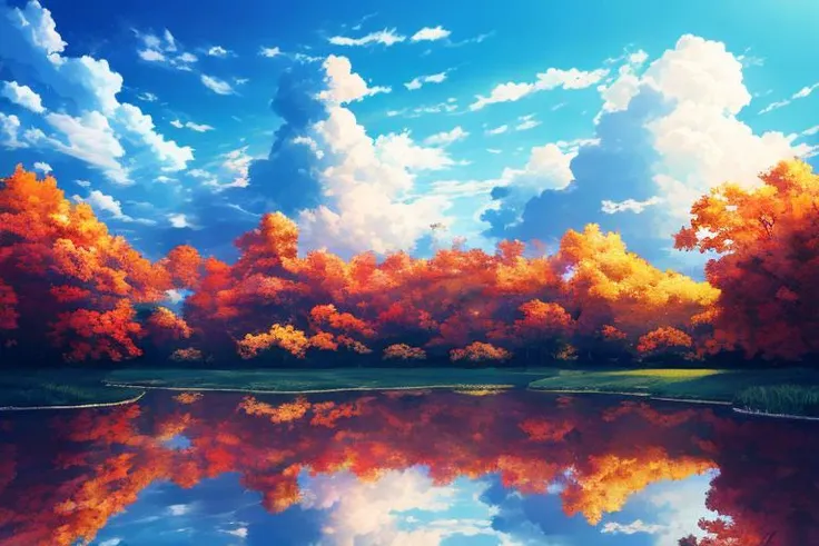 no humans, scenery,sky,reflection, <lora:scenery-000016:1>