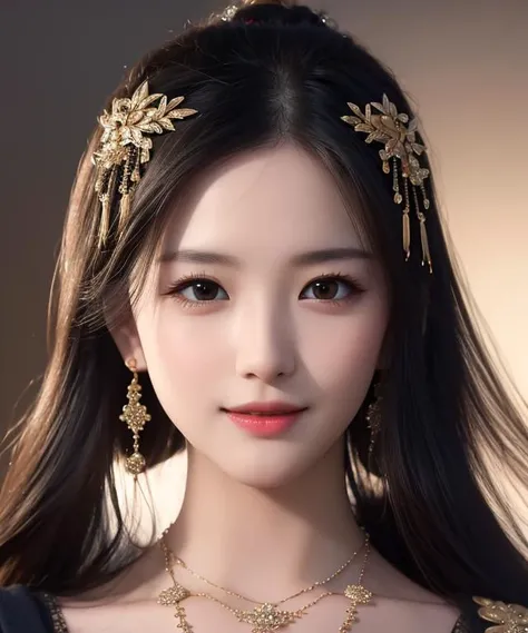 best quality, masterpiece, highres, 1girl,china dress,hair ornament,necklace, jewelry,Beautiful face,upon_body, tyndall effect,photorealistic, dark studio, rim lighting, two tone lighting,(high detailed skin:1.2), 8k uhd, dslr, soft lighting, high quality, volumetric lighting, candid, Photograph, high resolution, 4k, 8k, Bokeh,<lora:liuyifei_10:0.2>,<lora:cuteGirlMix4_v10:0.4>