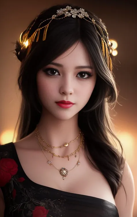 best quality, masterpiece, highres, 1girl,china dress,hair ornament,necklace, jewelry,Beautiful face,upon_body, tyndall effect,photorealistic, dark studio, rim lighting, two tone lighting,(high detailed skin:1.2), 8k uhd, dslr, soft lighting, high quality, volumetric lighting, candid, Photograph, high resolution, 4k, 8k, Bokeh