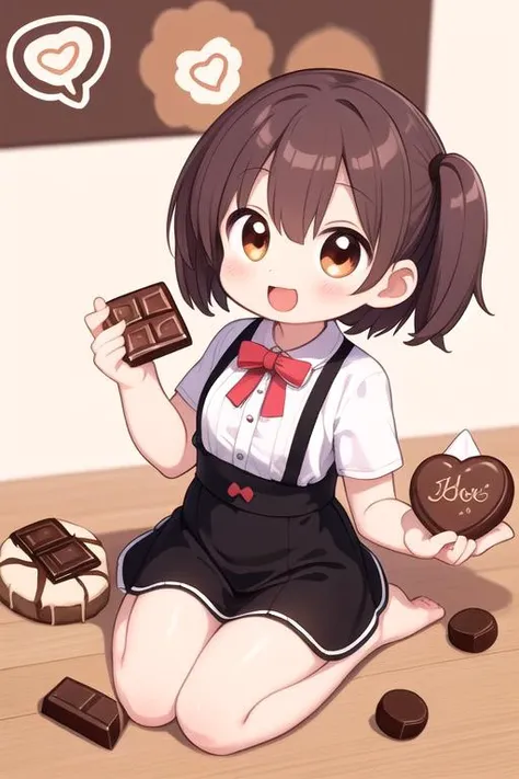 masterpiece, best quality,ultra detail,girl,give food, pinch a cookie, (hand from out of screen), smile <lora:give food-001.5:0.8>happy,dish,juice,spoken heart,chocolate