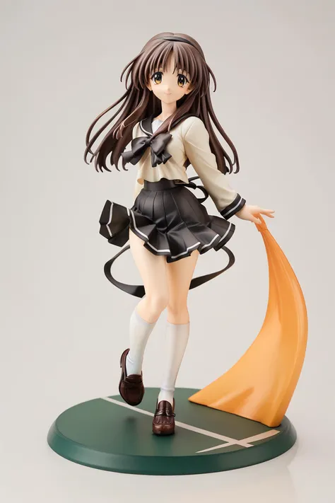 score_9,score_8_up,score_7_up,score_6_up,score_5_up,score_4_up,score_9,
hizuki ayaka \(memories off\),school uniform,black hairband,black cuffs with a white stripe,black back skirt ribbon,black bow,black collar with a white stripe,black skirt with a white stripe,kneehighs,loafers,
1girl,solo,white background,full body,looking at viewer,smile,looking at viewer,<lora:HizukiAyakaPony:1>,