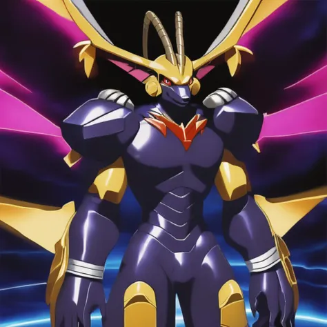 score_9, score_8_up, score_7_up, score_6_up, score_5_up, score_4_up, BREAK, detailed background, muscular, Belphemon, highly detailed eyes, alluring gaze, brash confident smile, evil, villain, wings, goat horns, Digimon, handsome alpha male, chiaroscuro, ((masterclass anime screenshot illustration, illustration, digital anime, absurd levels of detail, high quality, best quality, good quality, perfect proportions, bara, kemono, manga ink outlines, red eyes, dark grey body, ):1.5),
((in the style of the anime Digimon, Digimon Story Cyber Sleuth, Digimon Masters Online, Digimon World Next Order, Digimon Tri, Belphemon, ):1.5),
((in the style of and art by Chunie, jiandou, taran fiddler, darkgem, Pino Daeni, ruaidri, yupa, kiyosan, FrAnubis, ReptileCynrik, narse, honovy, Izrez, twinkle-sez, Adios, midjourney, )),
<lora:SDXK Test 2:1.0>