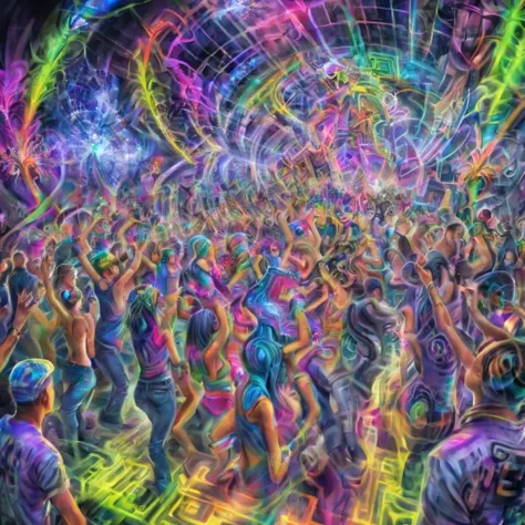 <lora:f4b14n:1> f4b14n dancing at a rave