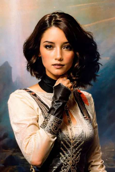 <lora:Chyler_Leigh:0.85>, A stunning intricate full color portrait of beauty woman, wearing a black turtleneck, epic character composition, by ilya kuvshinov, alessio albi, nina masic, sharp focus, natural lighting, subsurface scattering, f2, 35mm, film grain <lora:Retro SciFi:1>