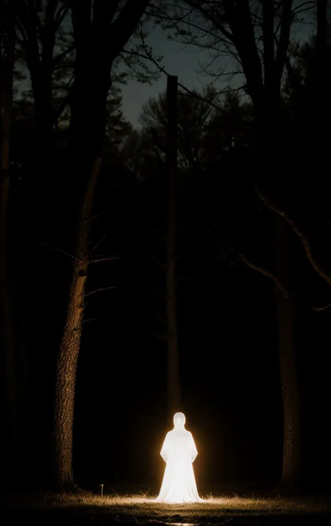 flashphoto, a Long exposure shot of Ghostly entity, Wetland Venusian Evening Star,Reed,Outdoor Seating Area,Dripping Water, night <lora:epiCFlashPhoto_Lora:1>
