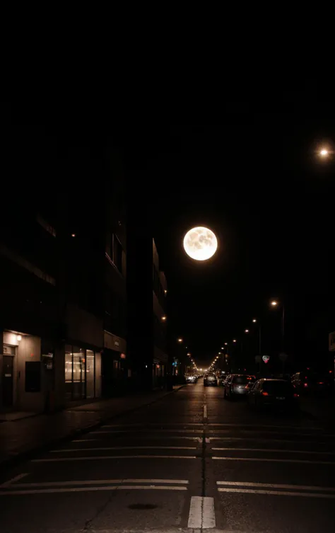 flashphoto, a Street shot of Celestial being, Alternate Dimensions Lunar Eclipse, night <lora:epiCFlashPhoto_Lora:1>