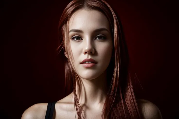 portrait of DEN_charlie_redd wearing a plain top, Red lighting from left, ((headshot)), clothes, dressed, plain top, top, shirt, t-shirt, face focus, black background, shadows, dramatic,
photorealistic, high detail, detailed, beautiful, <lora:epi_noiseoffset2:1> <lora:add_detail:1>