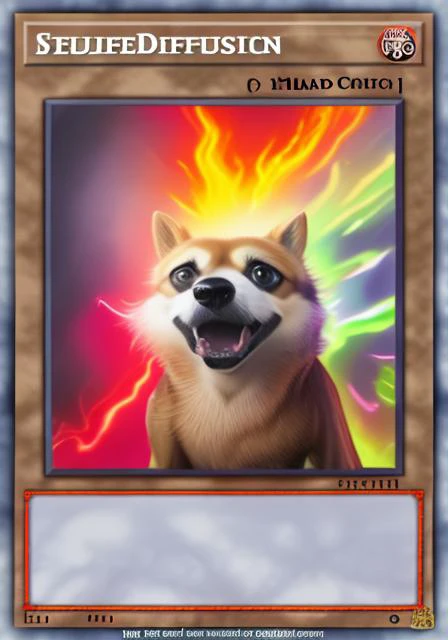 ((masterpiece)),a mad corgi dog on fire
