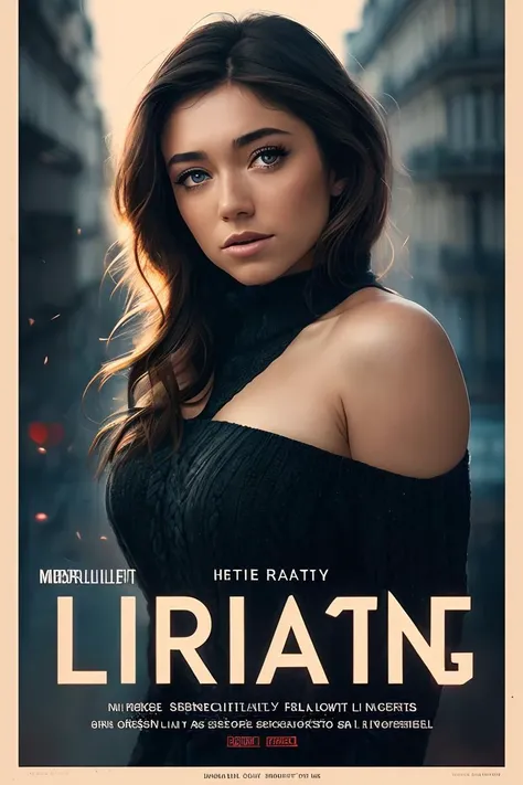 extremely detailed infographic of (tabiswat:0.99), (as a movie star:1), (((highly detailed infographic))), perfect thighs, (sexy sweater off shoulders), (jeans), (paris in the background), (((romantic movie poster with text:1.2))), (((movie title:1.2))), atmospheric lighting, cinematic composition, high quality photorealistic, 8k wallpaper of the highest quality, nikon, detailed, art by bastien lecouffe-deharme and greg rutkowski and carne griffiths, natural light, 4K, highly detailed, ((perfect eyes)), (detailed pupils), (((film casting))), (((text:1.3))), (((character infographic)))