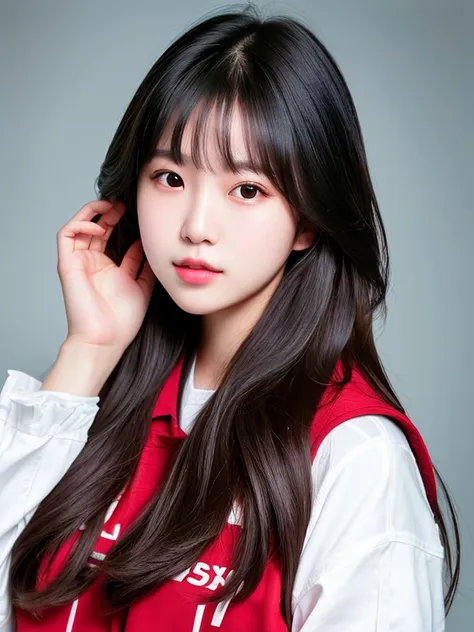 <lora:koreanDollLikeness_v15:0.5>, ultra real detailed, RAW photo,best quality, (realistic:1.2), 1 korean college girl who looks like iu, 5 fingers fixed, 16k UHD, hand finger length ultra detail, dslr, background super high resolution quality, finger ultra quality, hair wave, 5 fingers, a-cup full body picture, fujifilm XT3, full body shot, professional color graded, physically based rendering, highres, front, f 2.4, 35mm