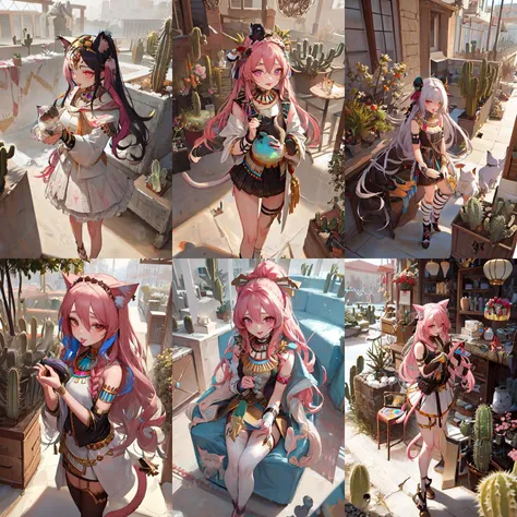 (otherworldly, otherworldly atmosphere, otherworldly appearance), highly insanely detailed, masterpiece, top quality, best quality, highres, 4k, 8k, RAW photo, collar, earrings, jewelry, necklace, armlet, 
(long_hair, long hair, random colors cloth, random colors hair, random long hair, dynamic hair, glowing hair, hair over one eye), 
(eyelashes, eyeliner, eyeshadow, eyelashes), 
pink lipstick, 
makeup, 
((ancient egyptian theme)), golden ornaments, 
1girl, (portrait:0.4), nsfw, 
((desert, Mexico, cacti, underwater)), 
a grove of mechanical trees swaying to the rhythm of coded breezes, (tranquil:0.6), (serene:0.5), 
long messy hair, 
1girl, (from below), 
1girl, solo, see-through, school_uniform, medium breasts, [[nipples]], looking at viewer, standing, cowboy shot, very long hair, <lora:Transparent clothes_concept_v1.2:0.9>, (fantasy world)