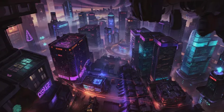 long shot,street,casino buliding,cyberpunk,  future metropolis,neon_lights, cityscape,gradient night_sky,led screen,holographic display,skyline, skyscraper,(lightness:1.199),macaron hue,(((masterpiece))),(((bestquality))),(illustration),blending,cinematic lighting,UHD,8k,wallpaper,luminism, <lora:mcs_v1:0.4>