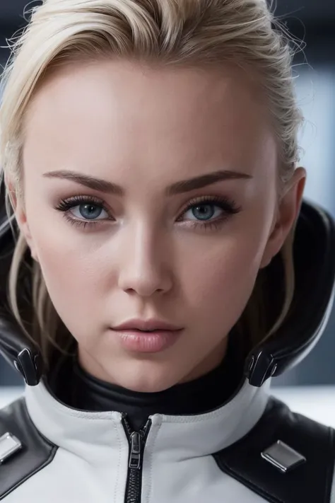 closeup headshot of S163_LisEvans, an attractive woman, in a (cockpit:1.1), wearing a (jacket:1.1), (8k, RAW photo, best quality, depth of field, ultra high res:1.2), (absurdres, intricate, photorealistic, masterpiece, ultra-detailed:1.3)