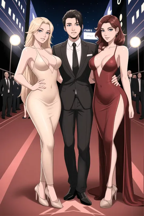 hollywood starlets on the red carpet