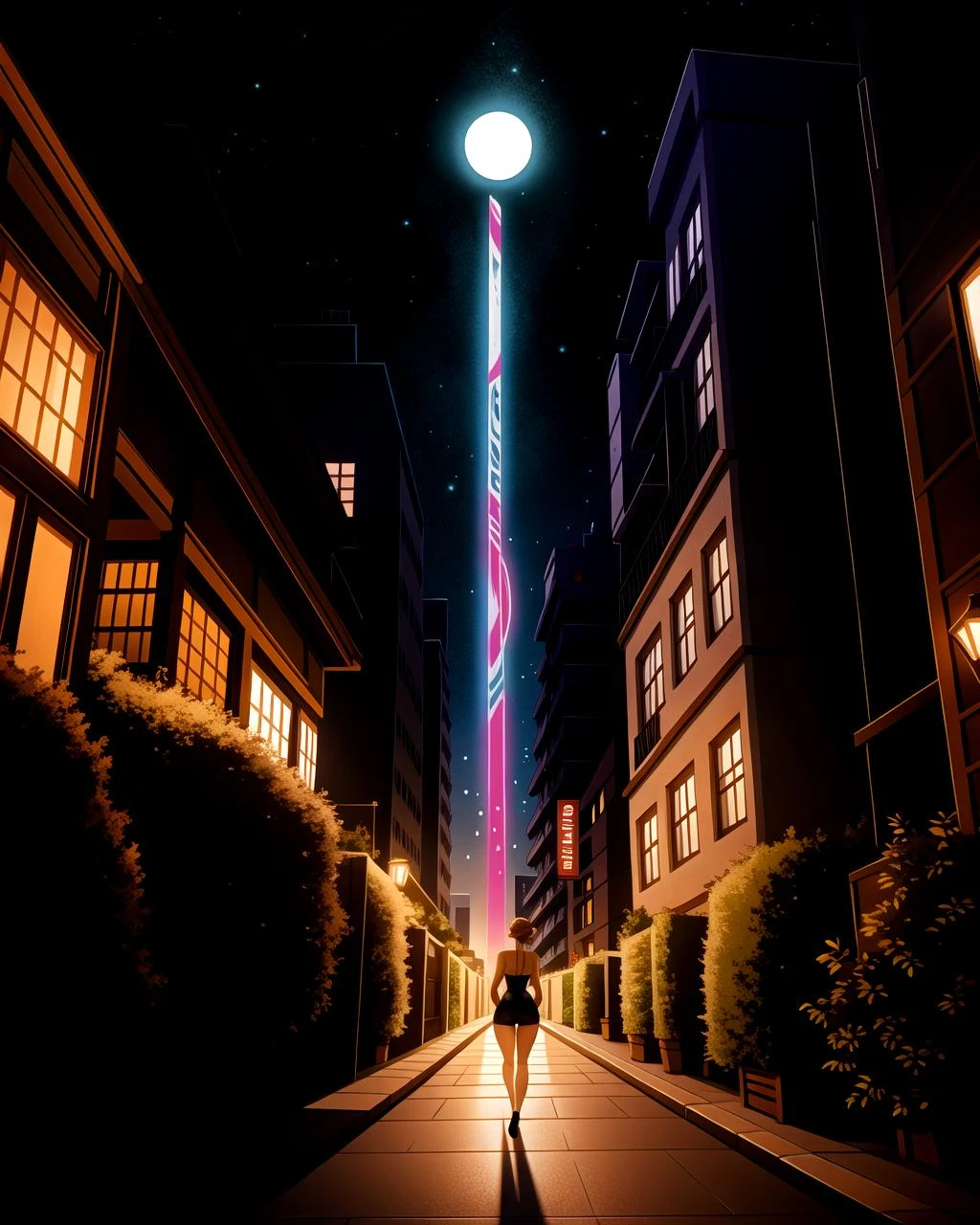 ((masterpiece), best quality, high quality, professional quality, highly detailed, highres, perfect lighting, natural lighting), bioluminescent, neon-lit cyberpunk street, A tidally locked planet, with one side always facing its sun and the other perpetually shrouded in darkness., Cyberpunk City, gargoyle, phoenix,A fusion of organic and inorganic elements, blurring the boundaries between nature and art, Ruby, Attired, Miss, Average Height, Skinny, Triangular Face, Tan Skin, Auburn Hair, yellow Eyes, Straight Nose, Full Lips, Prominent Chin, Shoulder-Length Hair, Wavy Hair, Formal Updo, perky breasts, Huggie earrings, lavender satin lipstick, Amidst a tapestry of greenery, an ethereal garden whispers, its paths leading to hidden realms,Boiling vigorously, one-piece swimsuit, Siren, Average Height, Firm, Triangular Face, Fair Skin, Blonde Hair, brown Eyes, Straight Nose, Pouty Lips, Round Chin, Long Hair, Fine Hair, Twisted Bun, firm breasts, Threader earrings, pink gloss lipstick, Liquids flowing in elegant patterns, Glowing sunrise on the coast