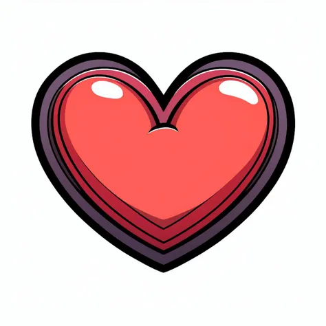 masterpiece, best quality,tuya style, icon design, heart, <lora:tuya:0.8>