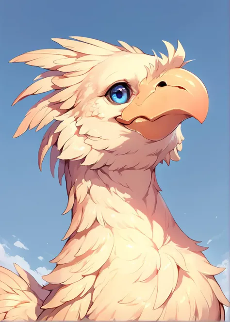 source_realistic, realistic, photo, (score_9, score_8_up, score_7_up,  zPDXL), chocobo <lora:chocobo_(ponyxl):1>, no humans, upper body,