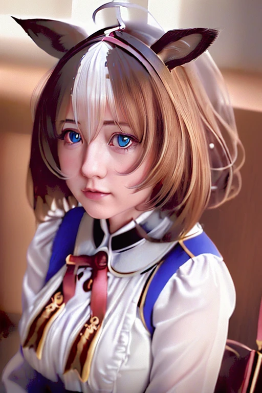 ((photorealistic)), (cinematic still shot), (cinematic photography), best quality, extremely detailed, intricate details, high resolution,
umamusume, 1girl, <lora:meisho_doto:0.8>, shy, timid, animal_ears, hair ornament, white ahoge, medium hair