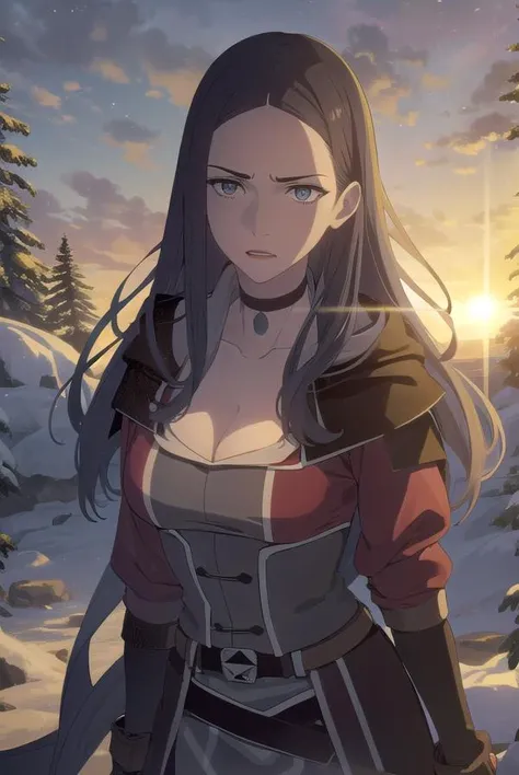 tetragilcrest, <lora:tetra gilcrest-lora-nochekaiser:1>,
tetra gilcrest, long hair, black hair, (grey eyes:1.5),
BREAK gloves, cleavage, boots, choker, belt, pants, fingerless gloves,
BREAK outdoors, forest, nature, grass, trees, sun, sky, clouds,
BREAK looking at viewer, (cowboy shot:1.5),
BREAK <lyco:GoodHands-beta2:1>, (masterpiece:1.2), best quality, high resolution, unity 8k wallpaper, (illustration:0.8), (beautiful detailed eyes:1.6), extremely detailed face, perfect lighting, extremely detailed CG, (perfect hands, perfect anatomy),