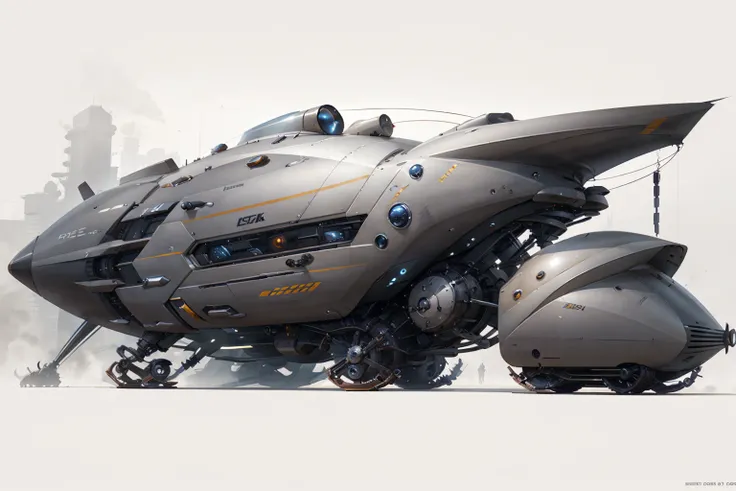 concept art, <lora:streamlinerai:.9> overcomplicated machine , , stylized