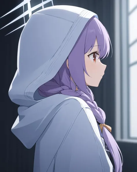 atsuko \(blue archive\),1girl, halo, solo, hood_up, looking_at_viewer, from_side, long_sleeves, braid, hooded_jacket, hooded_coat, looking_to_the_side, closed_mouth, white_jacket, indoors, blurry_background, profile
<lora:atsuko_(blue_archive)_image697_2023-11-26-000012:1>halo. gorgeous,key visual, vibrant, studio anime,award-winning, professional, highly detailed,high budget, cinemascope