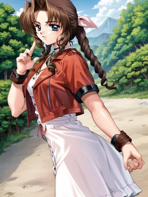 tachi-e,
<lora:moon-v2:1.0>
cowboy shot, dynamic pose, corneo_aerith