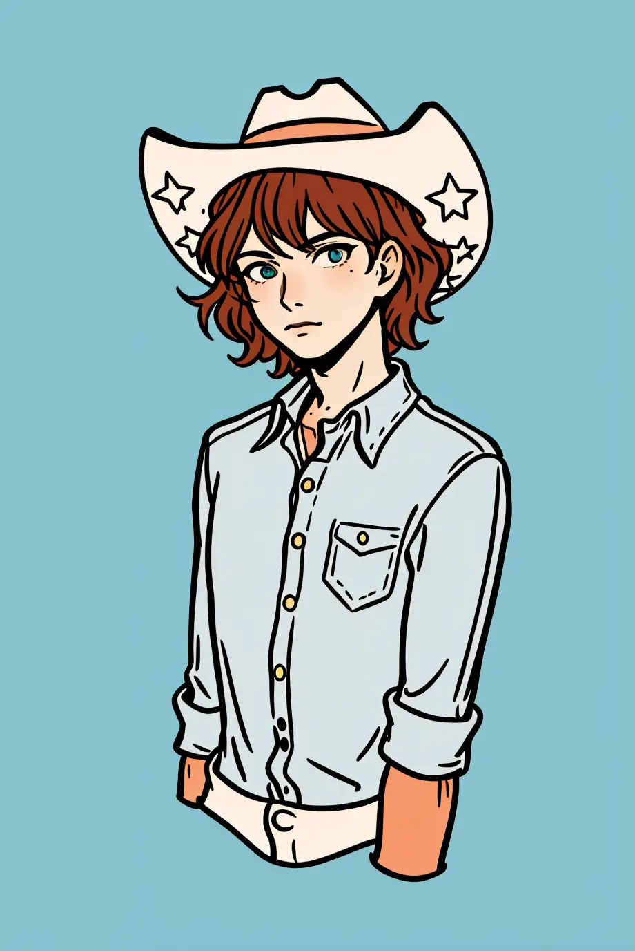 Western Illustration Vector Style LoRA