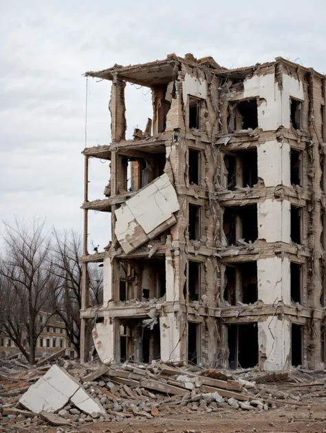 ruinedarchi, ruined building, <lora:ruinedarchi:0.6>