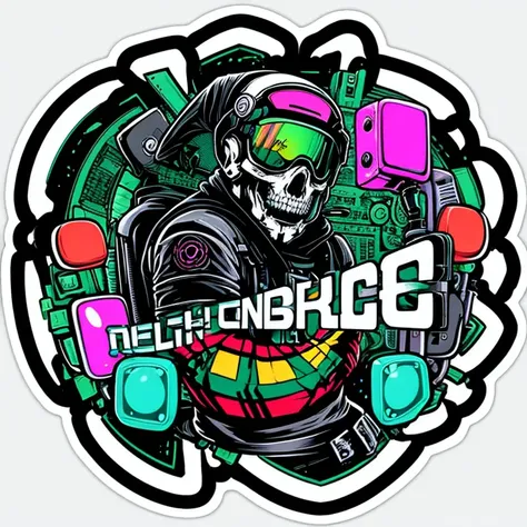 <lora:stickers:0.6> ((stickers)) ciberpunk (high quality)