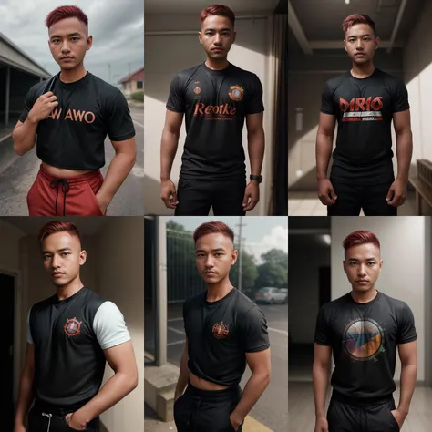 <lora:syahnkV4-08:0.8>, syahnk, ((full-body shot)), ((hero shot)), a photo of a seductive man with loose styled (red slick undercut hair:1.1), (oiled shiny skin:0.6), bored, he is wearing an (old t-shirt:1.1) and cropped pants, highly detailed skin, skin blemish (textured skin, skin pores:1.2), (moles:0.8), (imperfect skin:1.1), intricate details, goosebumps, flawless face, (light freckles:0.3), ((photorealistic):1.1), (raw, 8k:1.2), dark, muted colors, slate atmosphere, RAW candid cinema, 16mm, color graded portra 400 film, remarkable color, ultra realistic, textured skin, remarkable detailed pupils, realistic dull skin noise, visible skin detail, skin fuzz, dry skin, shot with cinematic camera, detailed skin texture, (blush:0.5), (goosebumps:0.5), subsurface scattering <lora:add_detail:0.3>,<lora:polyhedron_new_skin_v1.1:0.2>