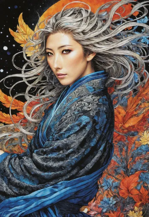 dichen_lachman, in a final fantasy landscape, colorful, black background, vibrant colors, high contrast, many thin pencil strokes contour, watercolor, flat, paint strokes, colorful patterns, intricate detailed, art by Yoshitaka Amano, art by Takato Yamamoto,
<lora:dichen_lachman_prodigy_experimental:0.9>