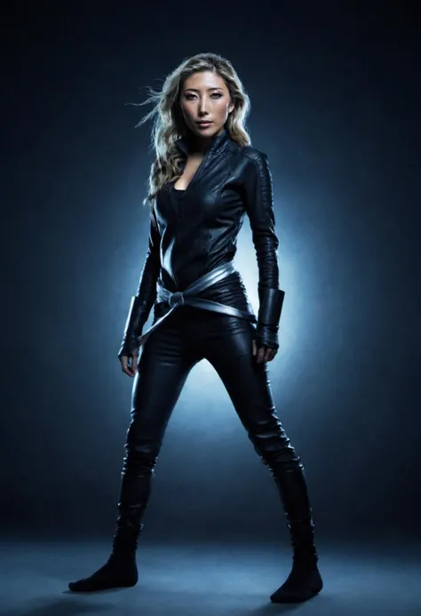 stunning full body photo of beautiful dichen_lachman dressed in a skintight ninja outfit, atmosphere, cinematic lighting,
<lora:dichen_lachman_prodigy_experimental:0.85>