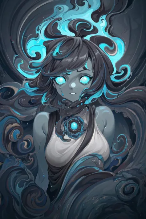 ((best quality)), ((highly detailed)), masterpiece, (detailed eyes, deep eyes), (1girl), upper body, <lora:aiomonstergirls_loraLocon:.2>, ((shoggoth)), maid, body horror, tentacles, extra eyes, glowing eyes, Madder colored eyes, (colored skin), (grey colored skin), lovecraftian, <lora:solidEyes_v70:.9>, solid eyes, colored sclerae, (in a village), ((<lora:YingY:1>, wave))