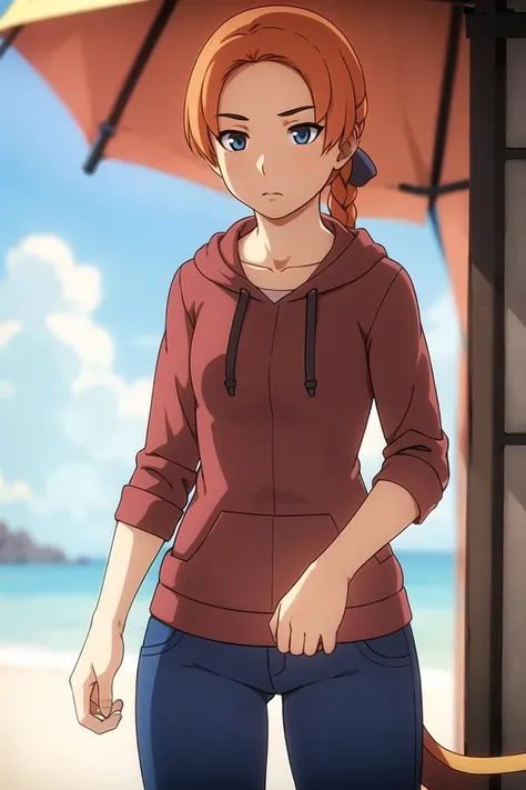 <lora:ForgottonAnne:0.7>, forgottonanne, 1girl, hoodie, pants, masterpiece, best quality,