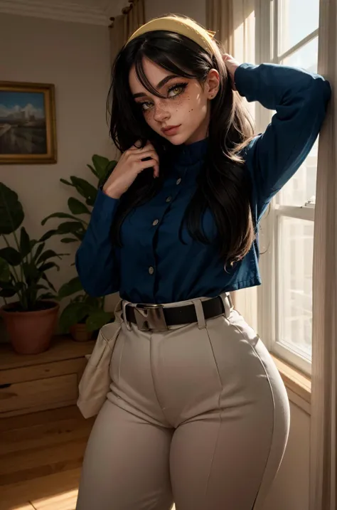 (masterpiece, best quality, high resolution:1.2), (seductive pose:1.2), (dynamic angle), detailed background,
casual photography, HDR, natural light, (anti-aliasing:1.2), elegant, soft scattered light, realistic proportions, limited palette, backlit, accent lighting, (neutral colors:1.3), cross process, cinematic lighting, coherent light, coherent shadows,
<lora:ZH_Mushyee_v1:0.9> 1girl, zh_mushyee_normalgirl, solo, long hair, tattoo, realistic, freckles, lips, looking at viewer, zh_mushyee_cosplaygirl, <lora:pokemon_carmine:0.8> pokemoncarmine, mole under eye, hairband, blue jacket, long sleeves, red gloves, pants, belt