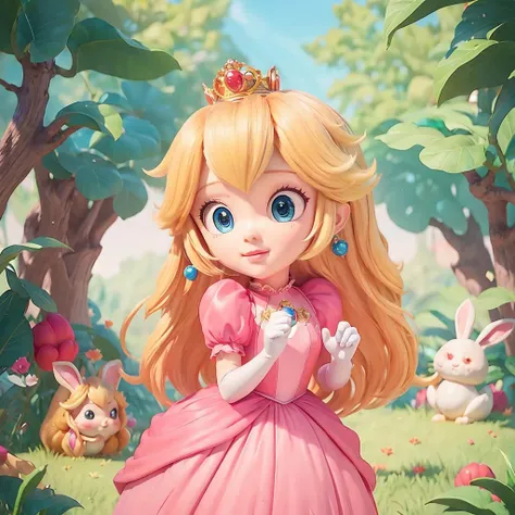 (best quality, masterpiece), dramatic,
1girl, princess peach, park, bunnies, leafs , <lora:peach:0.6>, (best quality, masterpiece), <lyco:GoodHands-beta2:1.0>, <lora:blindbox_v1_mix:1>