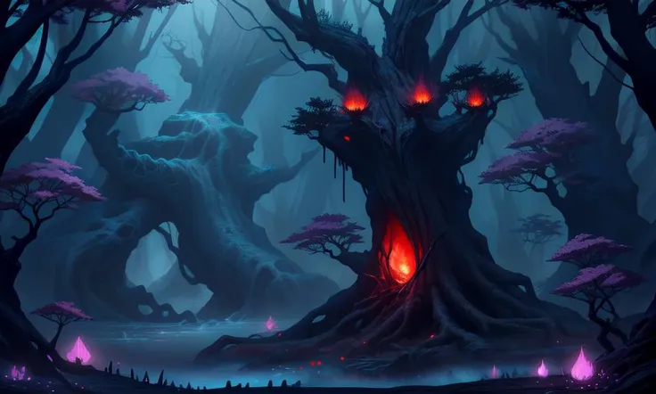 <lora:LCM_LoRA_Weights_acceleration_module_SD15:0.8>
<lora:colorful_V2_lbw:0.5>
<lora:FantasyForest:1> FanFo
sinister forest, trees