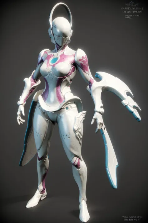 est quality, high quality,high detailed,robot,alien, breasts,science fiction, full body,solo,warframe, cloak,casque,mask,strong body<lora:warframe:1>