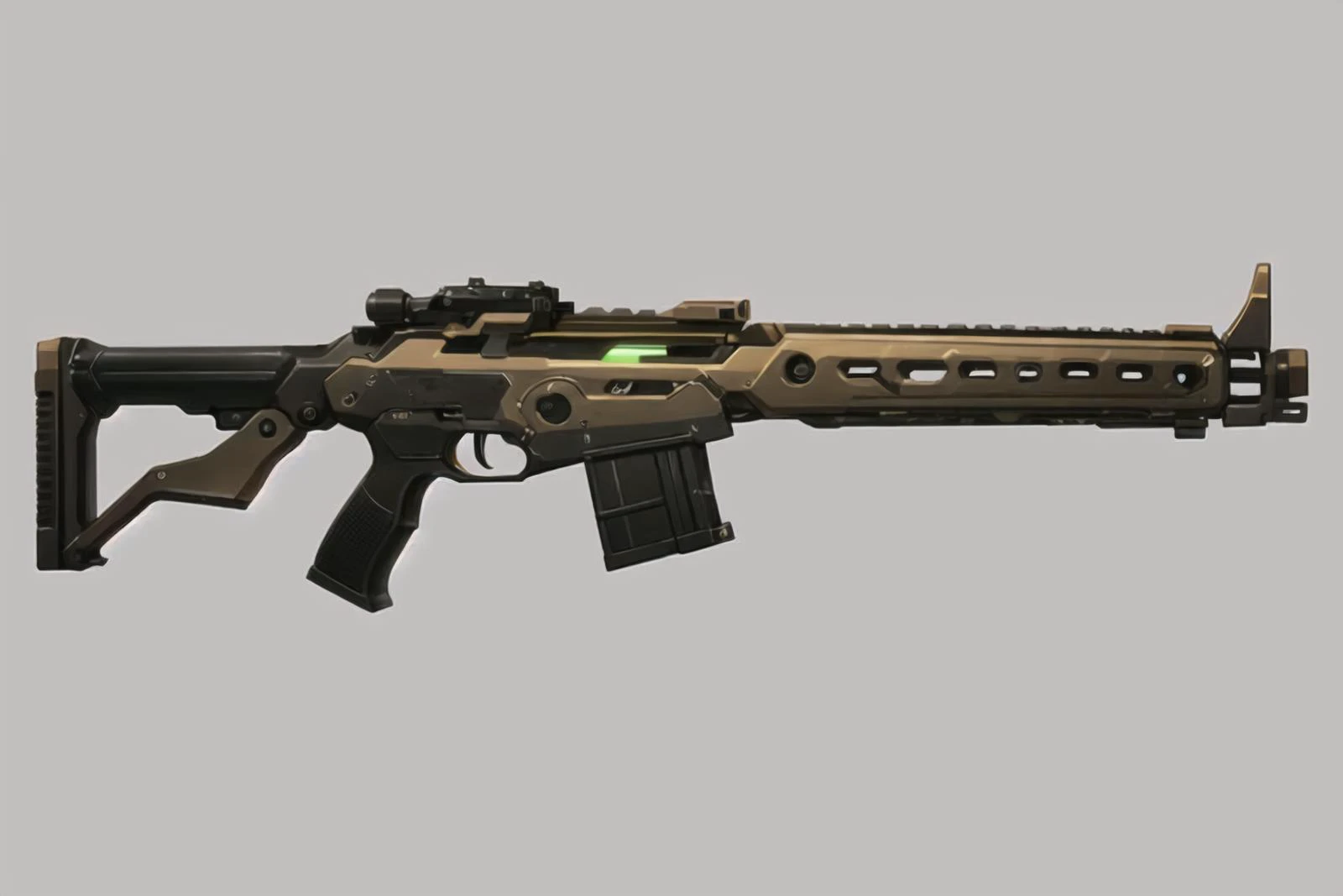 weapon, reference sheet, weapon focus, simple background, grey background, no humans, concept art, rifle