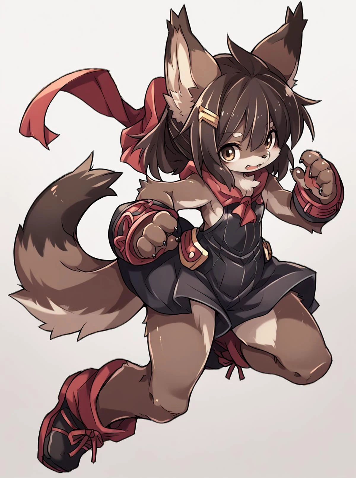 score_9, score_8_up, score_7_up, source_anime, solo, 1girl, , furry, , , Dark Brown eyes, , , , karukan \(monjya\), <lora:karukan_PDXL-000002:1>