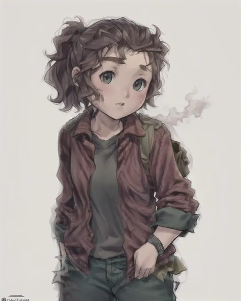 TheLastOfUs <lora:TheLastOfUs-000001:1.1> illustration cartoon of a 1girl ellie <lora:ICTStyle_10mb:0.7> ICTStyle