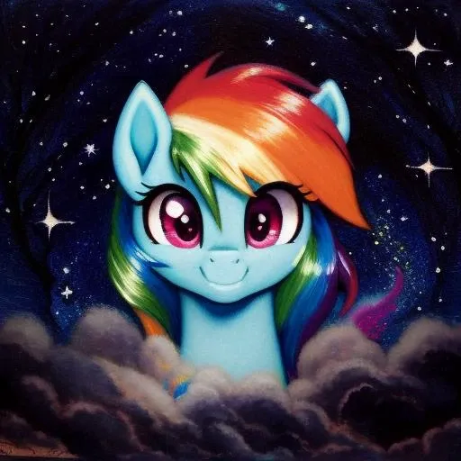 pony rainbow dash, cosmic horror, intricate detail, free-blown glasswork, caneworking, [foggy:3, ]sharp focus, vibrant cinematic lighting, trending on zbrushcentral, pony[ lowbrow:6] [[wood puppet:{splattered goo:1.5|pencil sketch}:14] :3]by (Albert Watson Edward Weston Thomas Kinkade:[1.1:1.24:5])