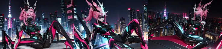 (otherworldly), highly insanely detailed, masterpiece, top quality, best quality, highres, 4k, 8k, RAW photo, (very aesthetic, beautiful and aesthetic), sakura neon, 1girl, solo, spread legs, armor, mask on head, cityscape, night, tokyo \(city\), <lora:HonkaiImpact3rd-Yae Sakuraå«éæ¡-Neon Shade:0.6>, 
1girl, 
__lazy-wildcards/dataset/background__, (fantasy world)âââ