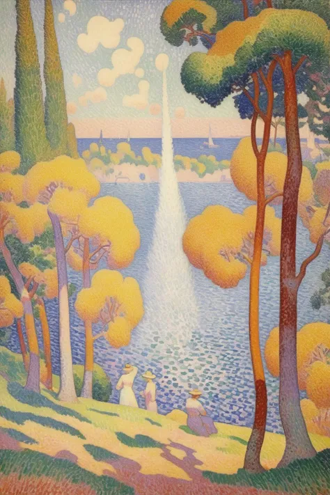 <lora:Paul Signac Style:1>Paul Signac Style - The Beauty of Nature by Henri-Edmond Cross