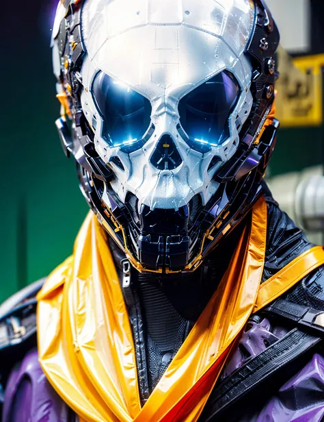 <lora:Cyberhelmet:0.8> helmet, , skull
purple